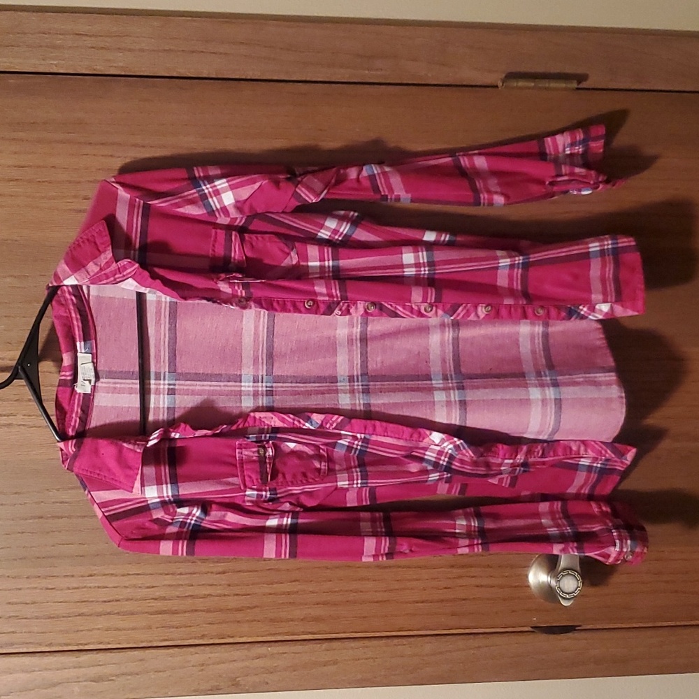 Size L Red/Blue flannel (fits like M)
